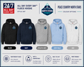 24/7 Brand: Hoodie Left chest logo