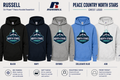 Russell Hoodie Center Logo