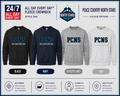 24/7 Brand: Crewneck PCNS Logo