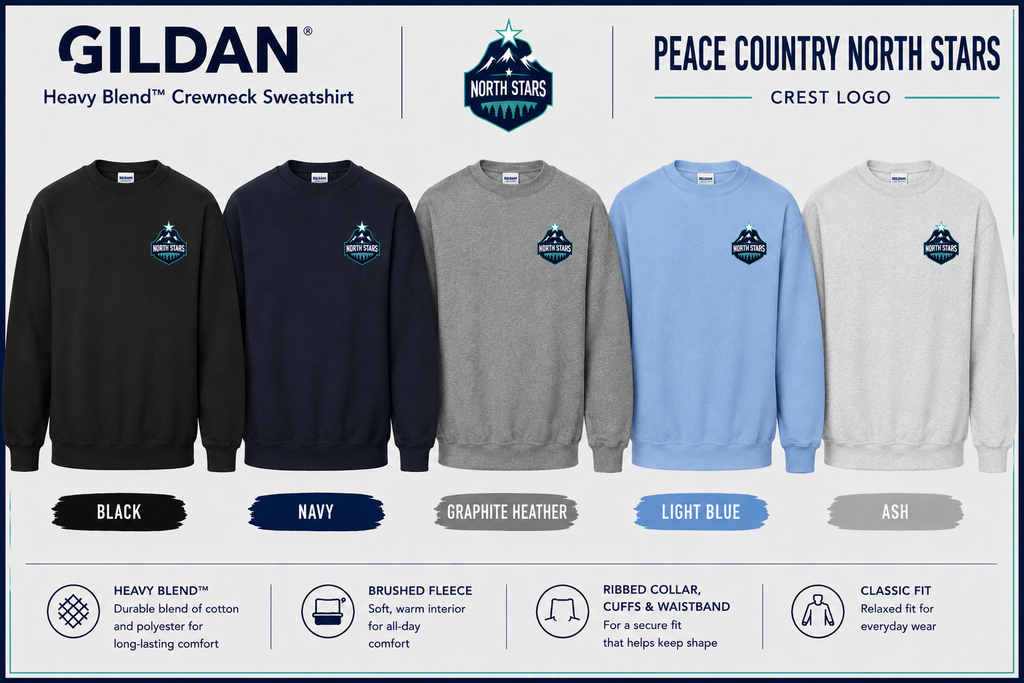 Gildan Crewneck Left Chest Logo