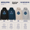 American Apparel Hoodie - Crest Logo