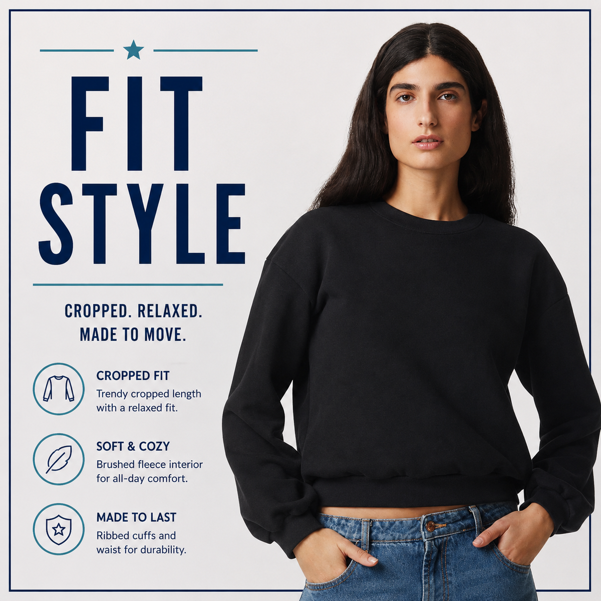 Women's Crop Sweatshirt