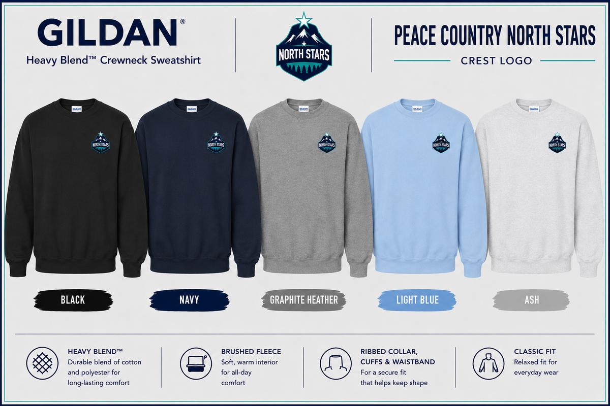 Gildan Crewneck Left Chest Logo