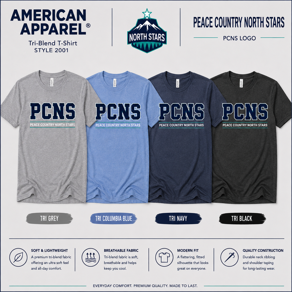 American Apparel - Tshirt PCNS Logo