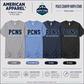 American Apparel - Tshirt PCNS Logo