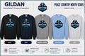 Gildan Crewneck Crest Logo