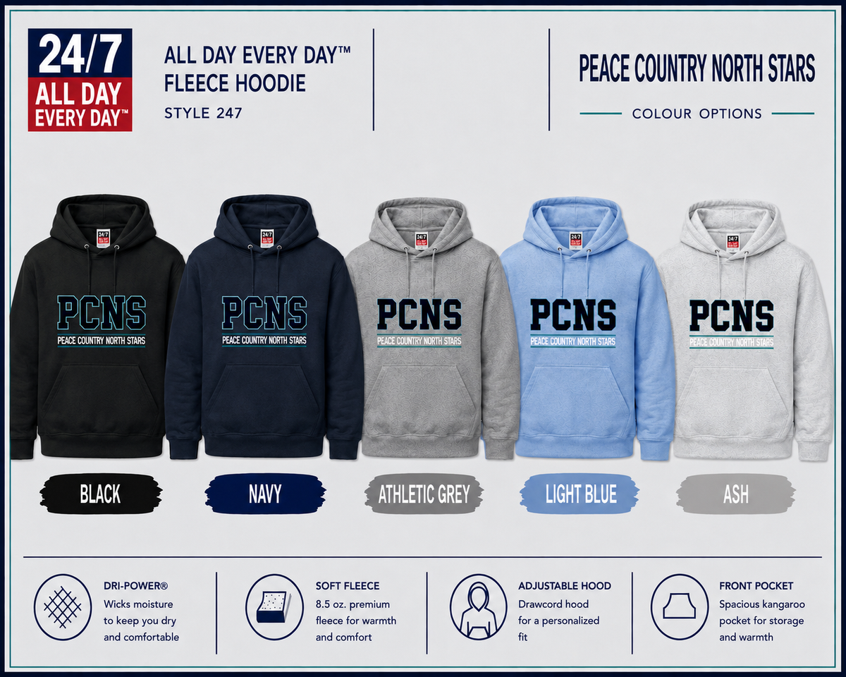 24/7 Brand: Hoodie PCNS Logo