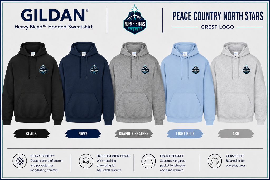 Gildan Hoodie Left Chest logo