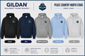 Gildan Hoodie Left Chest logo