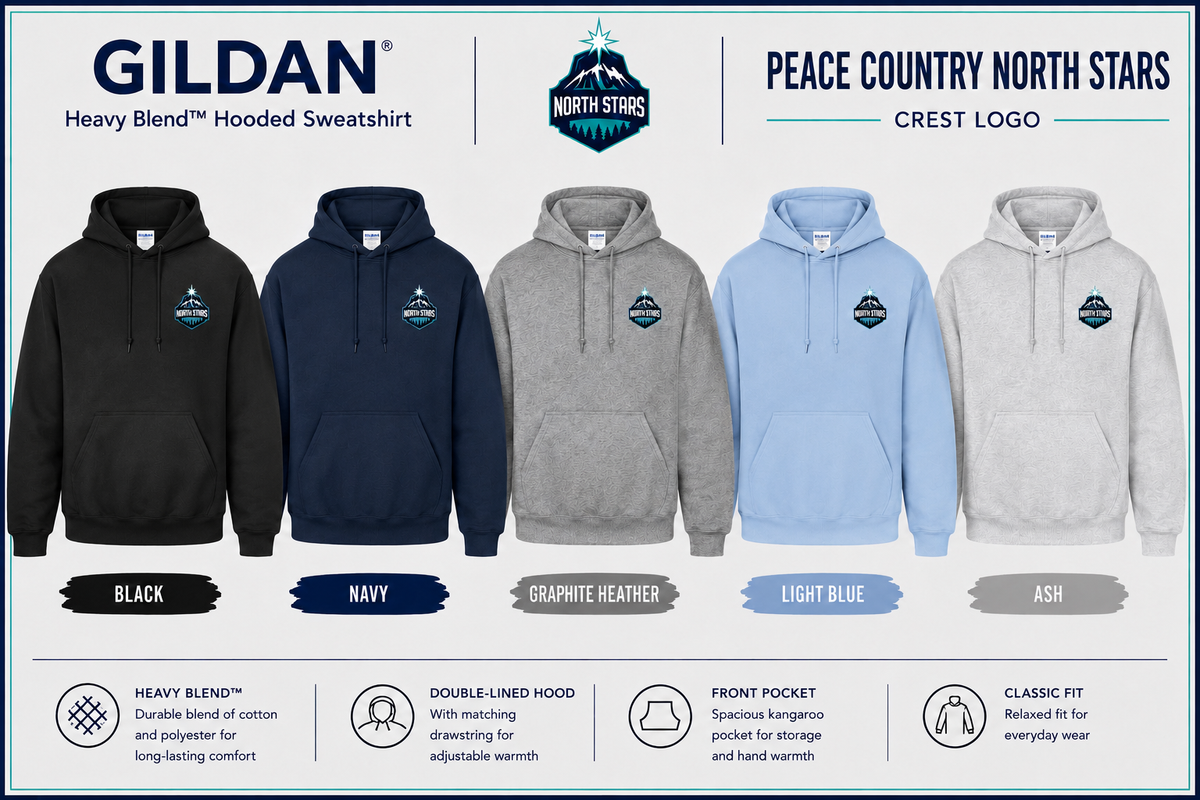 Gildan Hoodie Left Chest logo