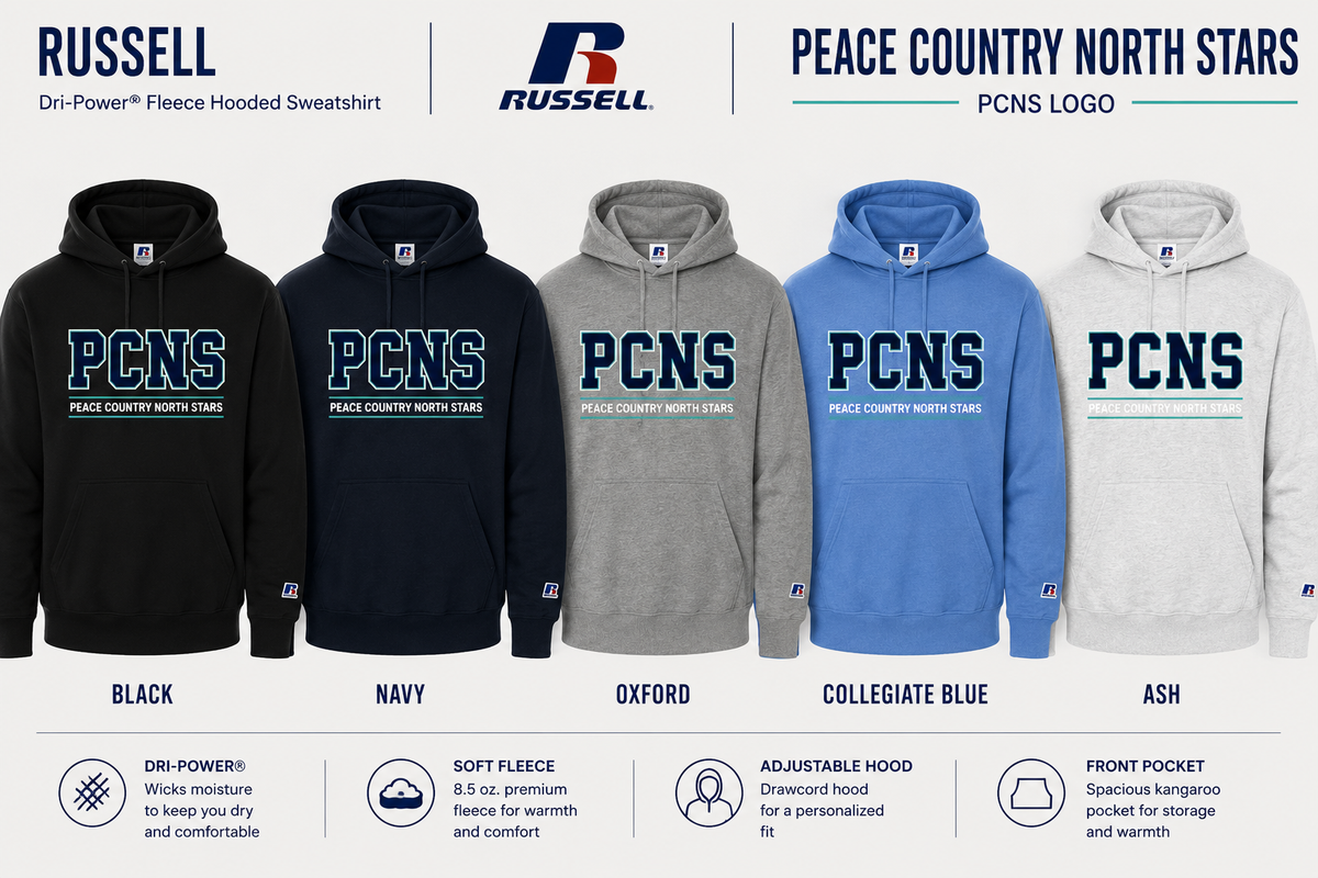 Russell Hoodie PCNS Logo
